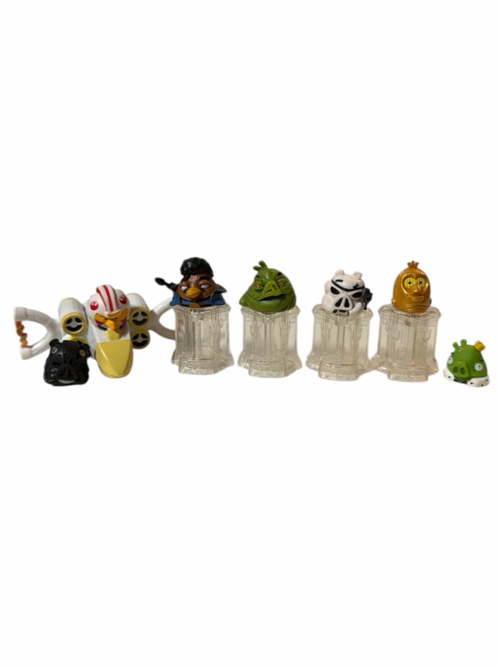 Angry Birds Star Wars Telepods Bundle Mini Figure Luke Skywalker Pilot Y Wing